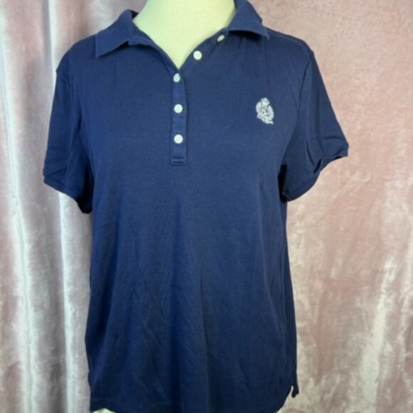 Ralph Lauren Lauren Bundle (3) Womens Red Pink Shirts And Blue Polo Size XL - Picture 7 of 11